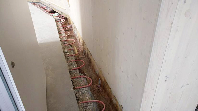 Bauschaden Neubau OHNE WETBelt® Feuchteschutz
